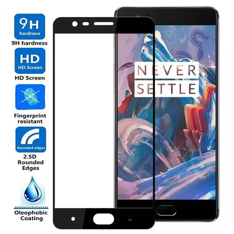 Защитное стекло для oneplus 3 t a3003 oneplus3 oneplus3t one plus полное покрытие пленка 9H | Мобильные