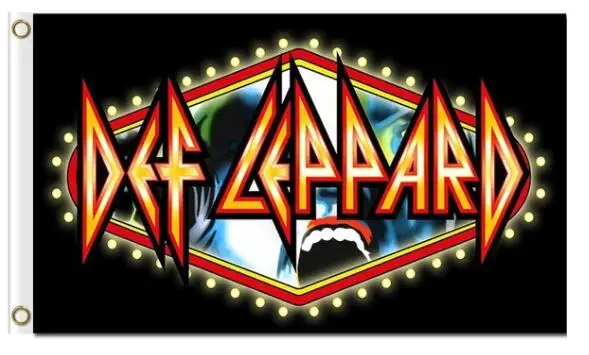 Def Leppard музыкальный постер 3x5ft полиэстер флаг на заказ любой хобби бизнес история баннер флаг