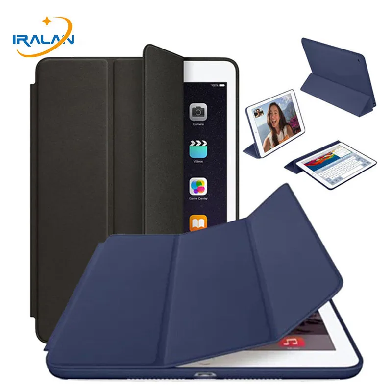 

Original 1:1 Case For iPad Pro 10.5 Smart Auto Sleep/Wake Tri-fold Stand for iPad Air 3rd Gen 10.5 2019 Hard Back Cover+Film+Pen