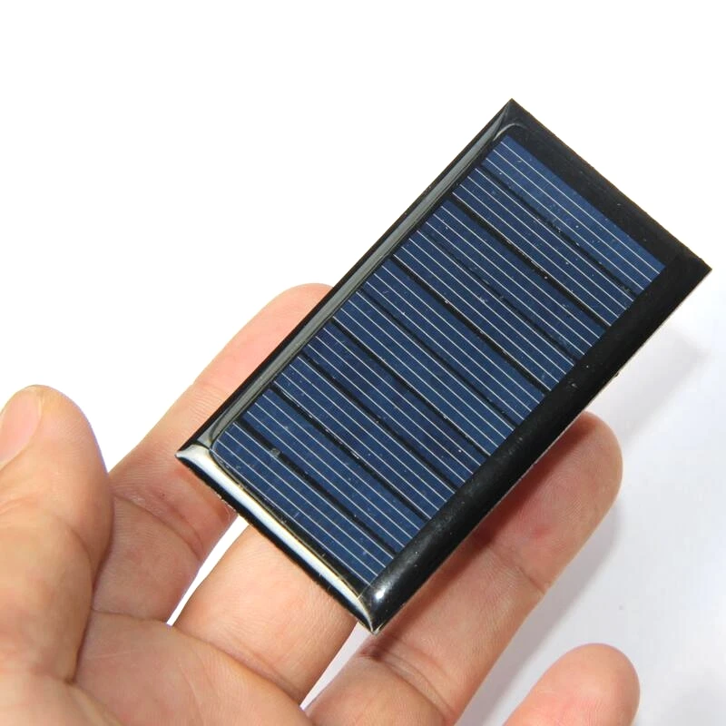 

BUHESHUI 0.3W 5V Mini Solar Cell Module 68*37MM Solar Panel Charger For 3.7V Battery Light Toy 100pcs