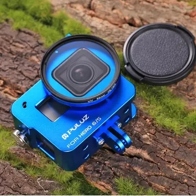 

Высококачественный Алюминиевый металлический защитный чехол для gopro hero5/6 с адаптером для Gopro hero5/6 + УФ-фильтр