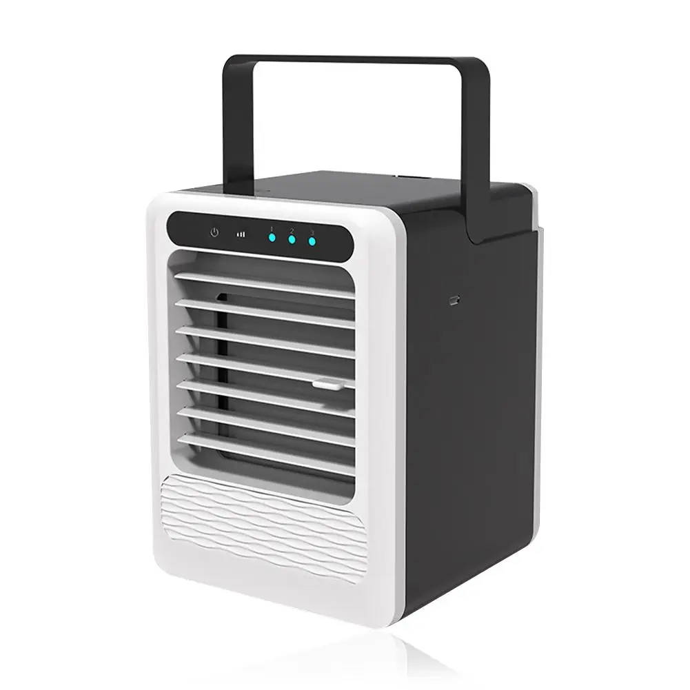  Refrigerador de aire portátil pequeño para el hogar del coche ventilador pequeño USB con 3 velocida