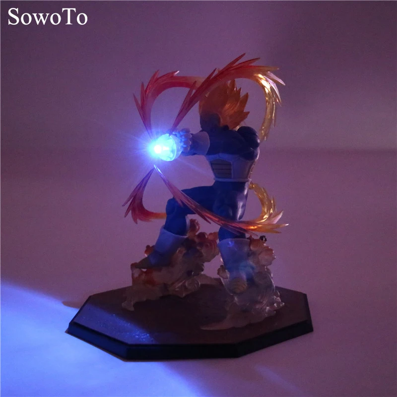 Dragon Ball Z Вегета фигурки лампа DIY аниме модель настольная Детские куклы