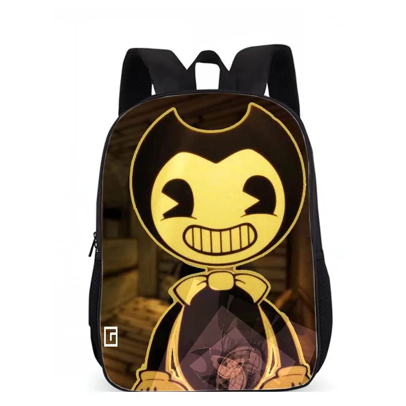 2019 Новый Bendy и чернильная машинка рюкзак для мальчиков и девочек Детские Мультяшные рюкзаки знаменитая игра Дети школьный рюкзак, сумка для