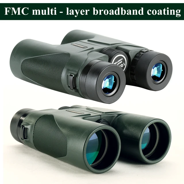 USCAMEL Military HD 10×42 Binoculars Professional Hunting Telescope Zoom High Quality Vision No Infrared Eyepiece Army Green