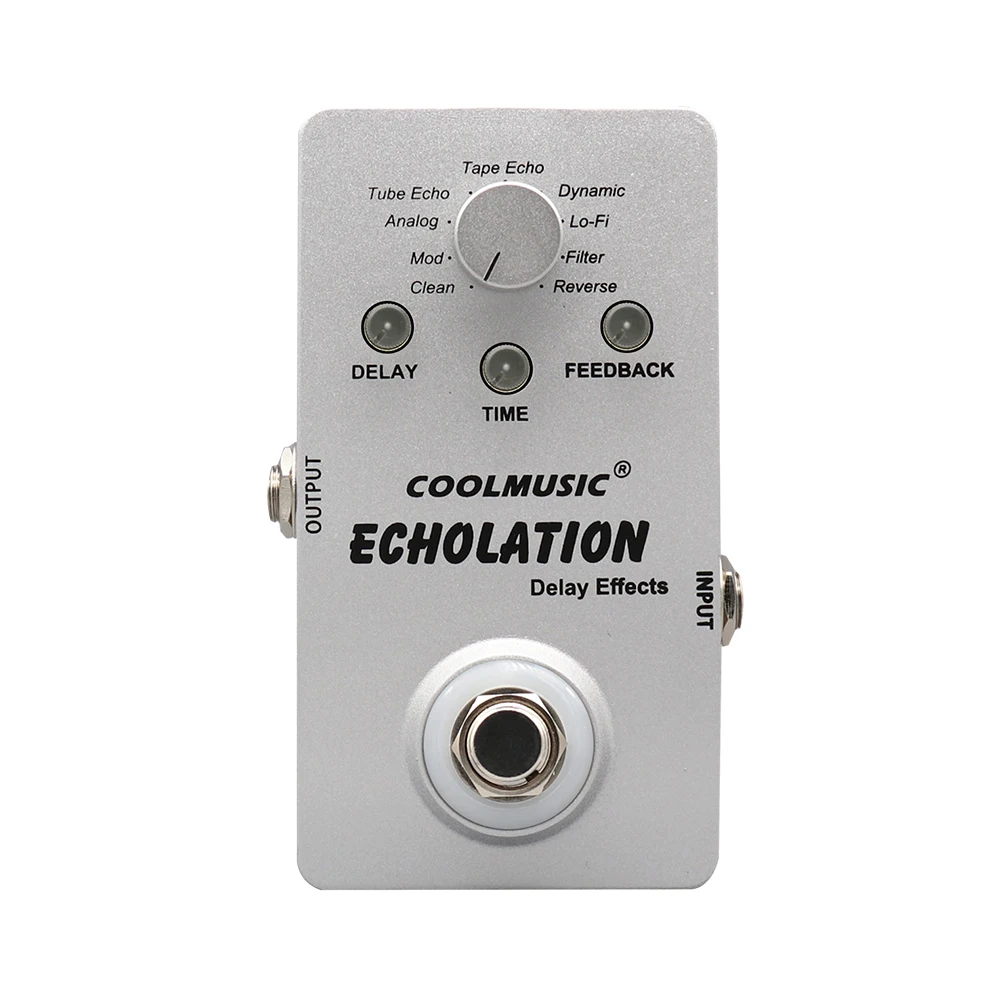 Coolmusic Digital Echolation Delay Guitar Pedal with 9 effects Coolmusic Digital Echolation Delay Guitar Pedal with 9 effects