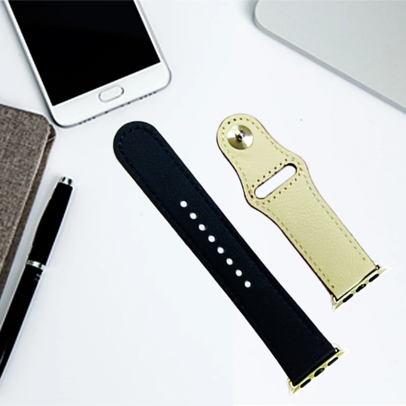 

Genuine leather loop strap for apple watch band 4 42mm 38mm correa watchband for iwatch 44mm 40mm 3/2/1 bracelet accessories