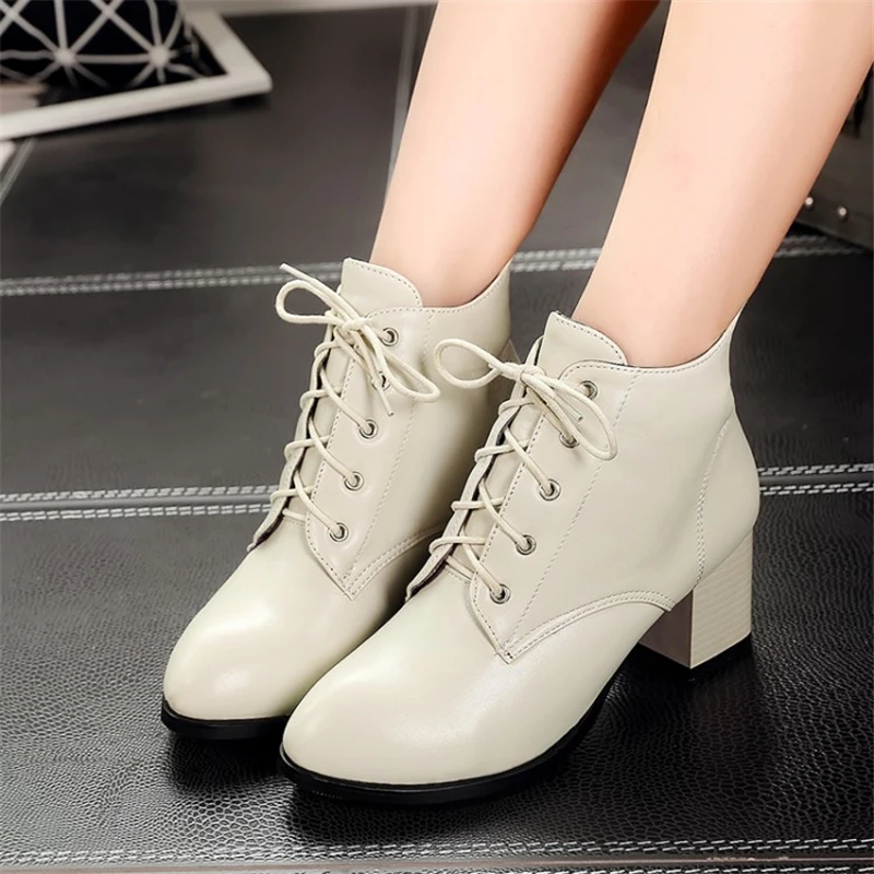 Boots PU 40 41 Warm Shoes Woman s 31 32 33 44 45 46 47 Small