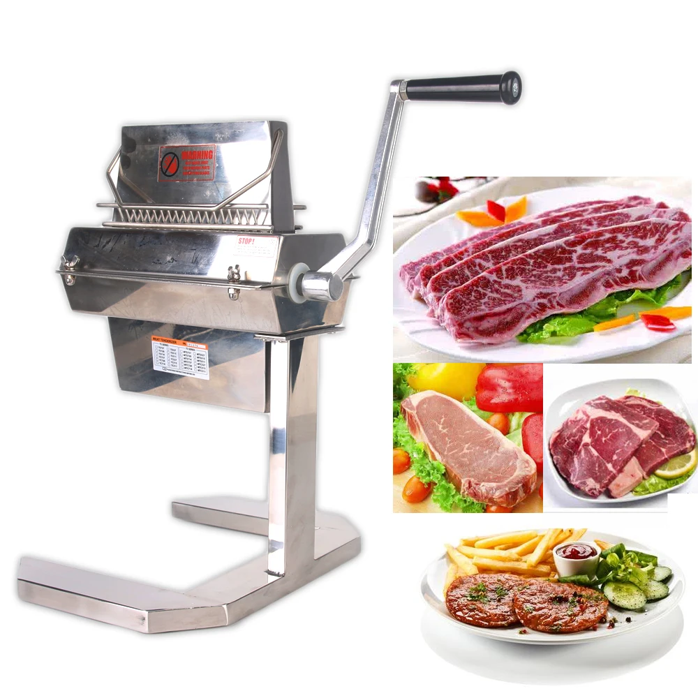 Tenderizer для свежего мяса GZZT из нержавеющей стали режущий станок 7 дюймов в ширину 37*2