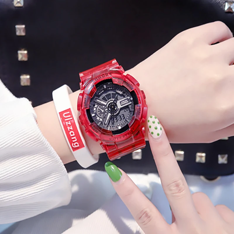

1Pcs women girls casual quartz watches auto date complete calendar waterproof 30m students multifunctional clock