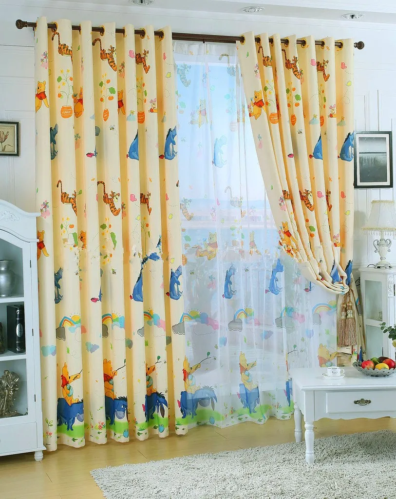 eco friendly curtains for kids pooh bear cartoon curtains sheer curtains 100blackout curtains - Blackout Shades For Baby Room eco friendly curtains for kids pooh bear cartoon curtains sheer curtains 100blackout curtains - Blackout Shades For Baby Room