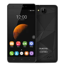 Original Oukitel C3 Android 6.0 Handy MTK6580 Quad Core 1G RAM 8G ROM Smartphone1280 * 720 5,0 “HD 3G WCDMA Handy