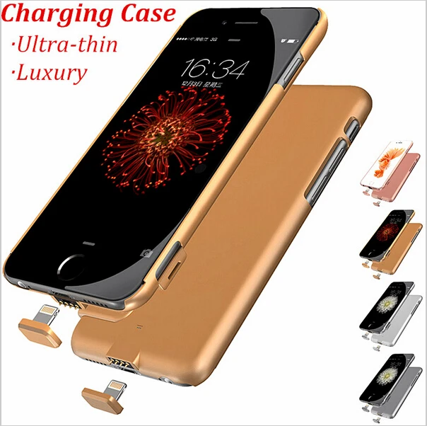 Ultra Slim Charger Case For Apple iPhone 6S 6 Plus Mobile