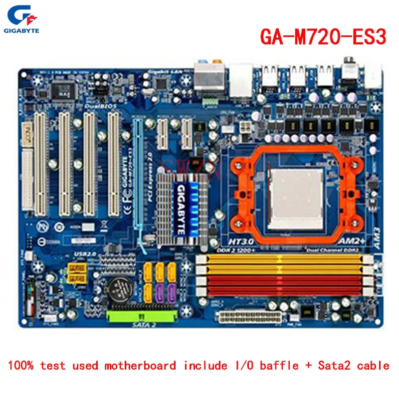 original Used Desktop motherboard For Gigabyte GA M720 ES3 M720 support