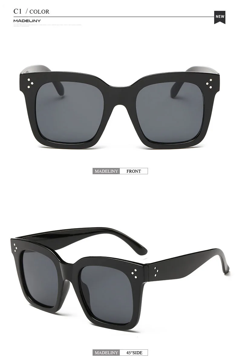 MADELINY Fashion Sunglasses Women Vintage Brand Design Square Luxury Sun glasses Big Frame Shades Eyewear Oculos UV400 MA033 HTB1R2ycdgvD8KJjy0Flq6ygBFXaJ - MADELINY Fashion Sunglasses Women Vintage Brand Design Square Luxury Sun glasses Big Frame Shades Eyewear Oculos UV400 MA033