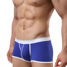 Hot sale cotton men underwear boxer shorts male underwear high quality mens underwear solid fashion boxers M-XL Free Shipping