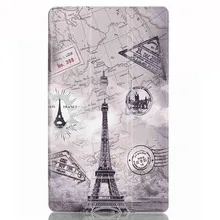 Tempered Glass Screen Protector Film + PU leather cover stand case for Lenovo tab 3 850 (TB3-850F/TB3-850M) tab3-850