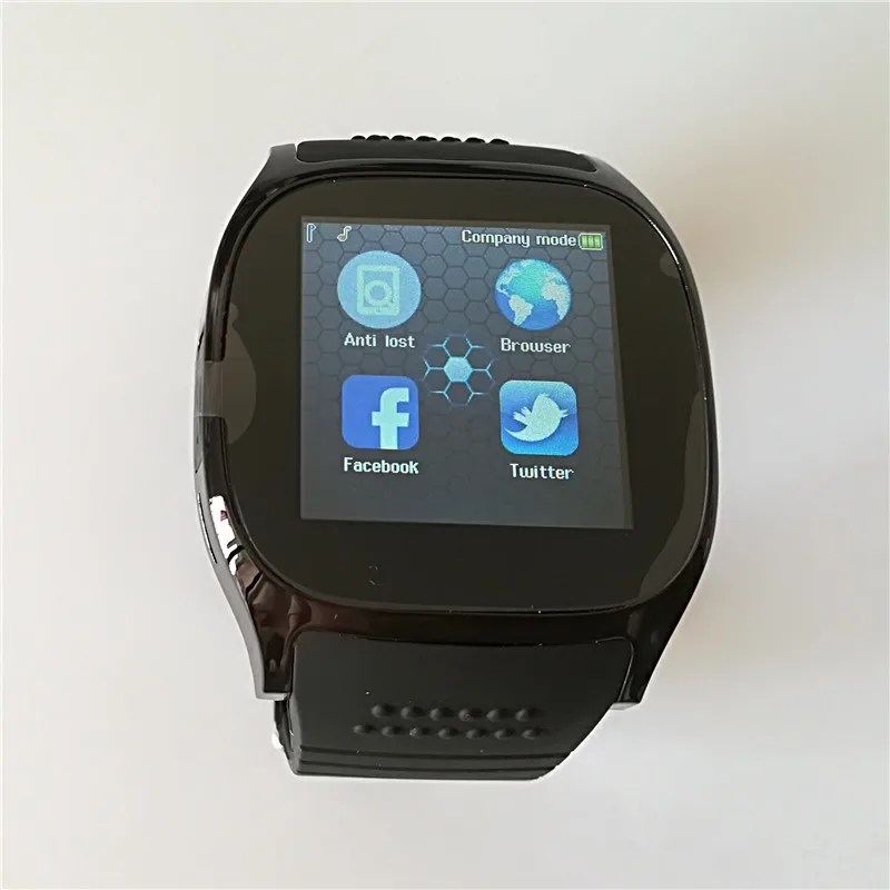 T8 Bluetooth Смарт часы с камерой музыкальный плеер Facebook Whatsapp Синхронизация SMS Smartwatch поддержка SIM TF карта для Android PK DZ09