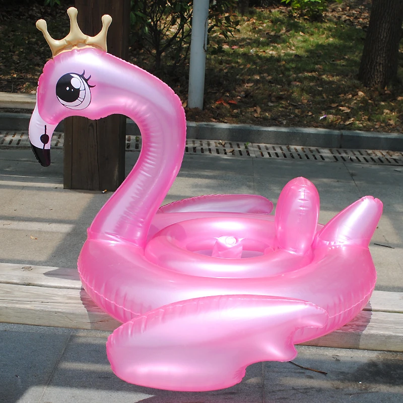 inflatable flamingo ring