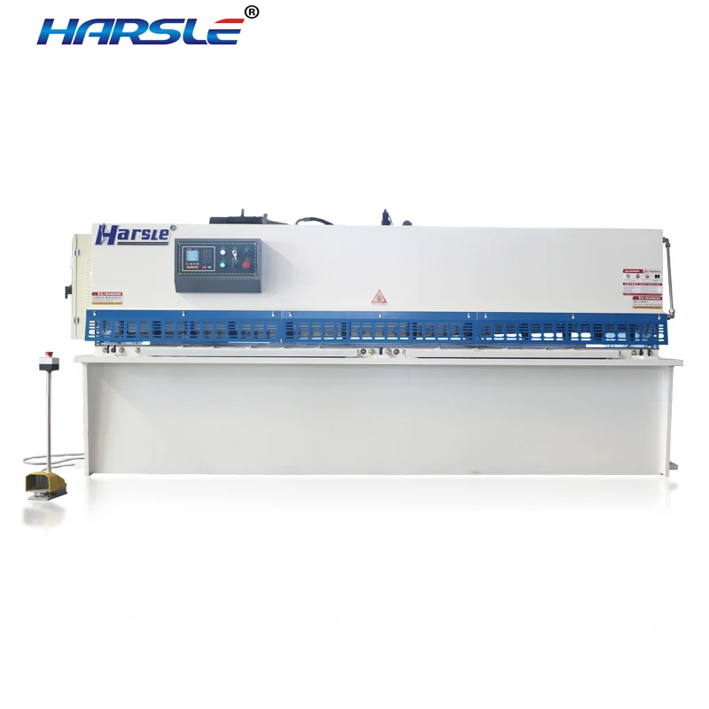 

QC12K shearing machine swing beam shearing with frequency converter