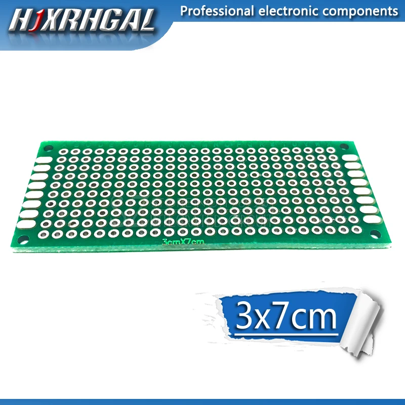5 шт. 3x7 см 3*7 двухсторонний прототип печатной платы diy универсальная печатная