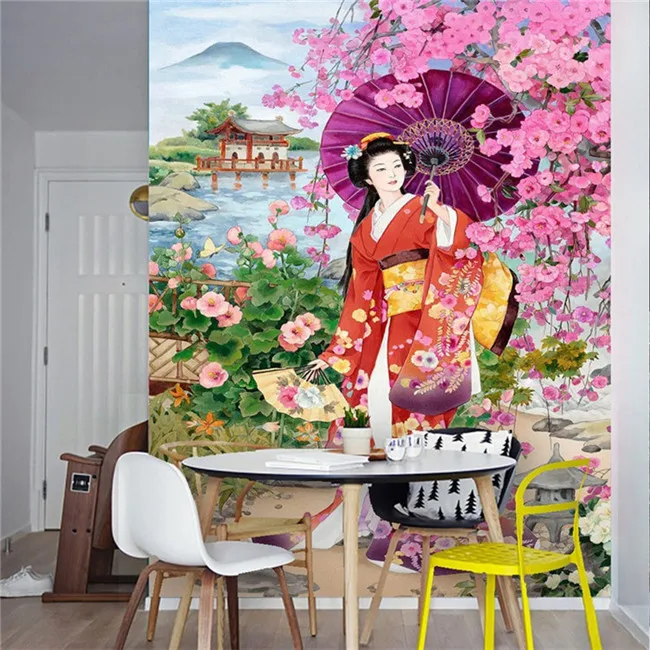 Scarica Gratis Images Papier Peint 3d Personnalise Japonais Sakura Beaute Photo Papier actualisé salutations