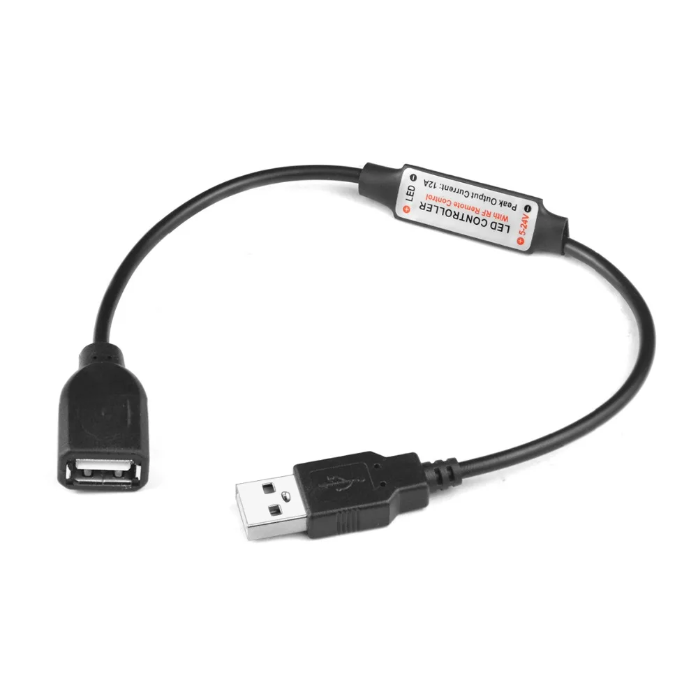 DC 5 V-24 V диммер контроллер 5050 2835 белый теплый белый USB полосный Диммер пульт дистанционного управления RF светодиодный диммер с яркостью