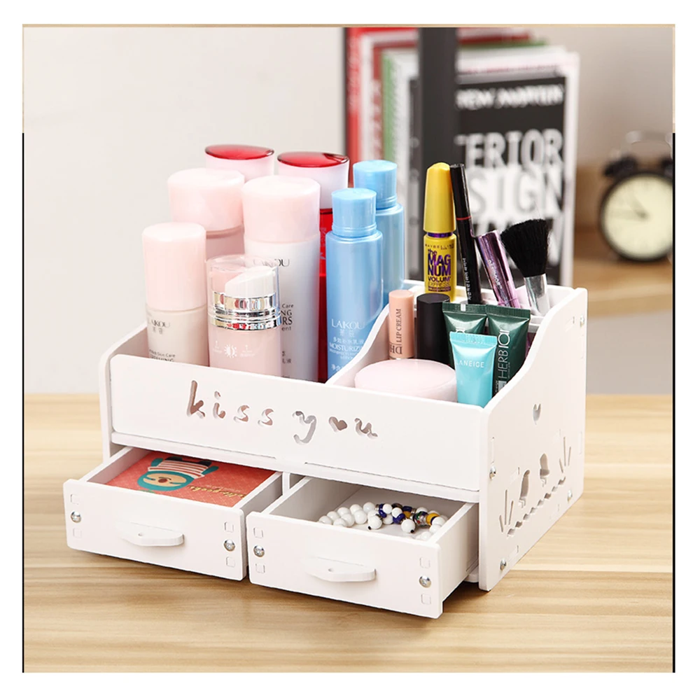 ONNPNNQ Stylish Makeup Brush Storage Box Cosmetic case Lipstick Holder Sundries Small Objects Box Wholesale Desktop Organizer3