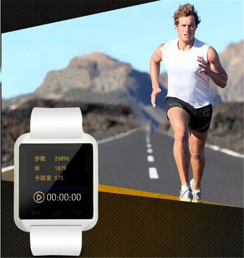 Bluetooth font b Smart b font font b Watch b font U8 WristWatch for iOS Android Bluetooth font b Smart b font font b Watch b font U8 WristWatch for iOS Android