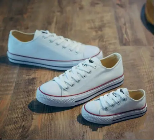 

Kids Shoes For Girl Children canvas shoes boys Candy color laces 2018 Spring Autumn white sneakers children single shoes girls