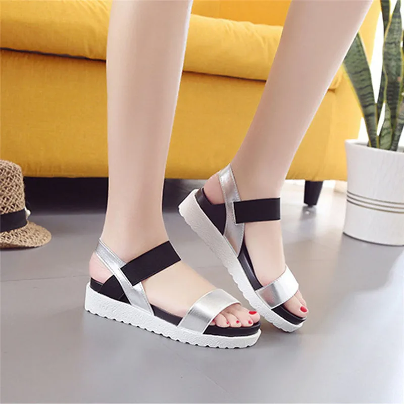 2018 SAGACE модная женская обувь Sandalia feminina Sandals женские кожаные сандалии на плоской