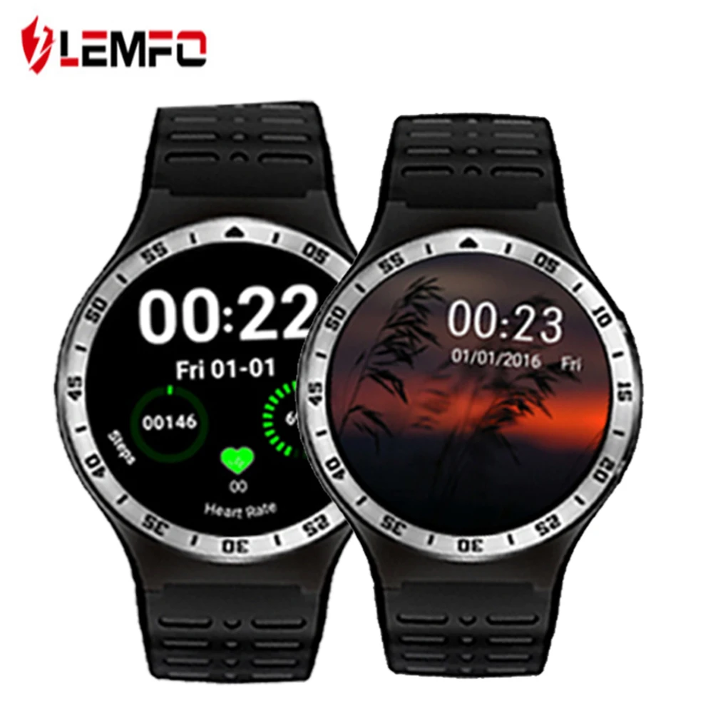 

2017 New Best Lemfo S99A Smart Watch Android 5.1 1.3G Quad Core GPS WIFI Smartwatch for Samsung Huawei Xiaomi Android Smartphone