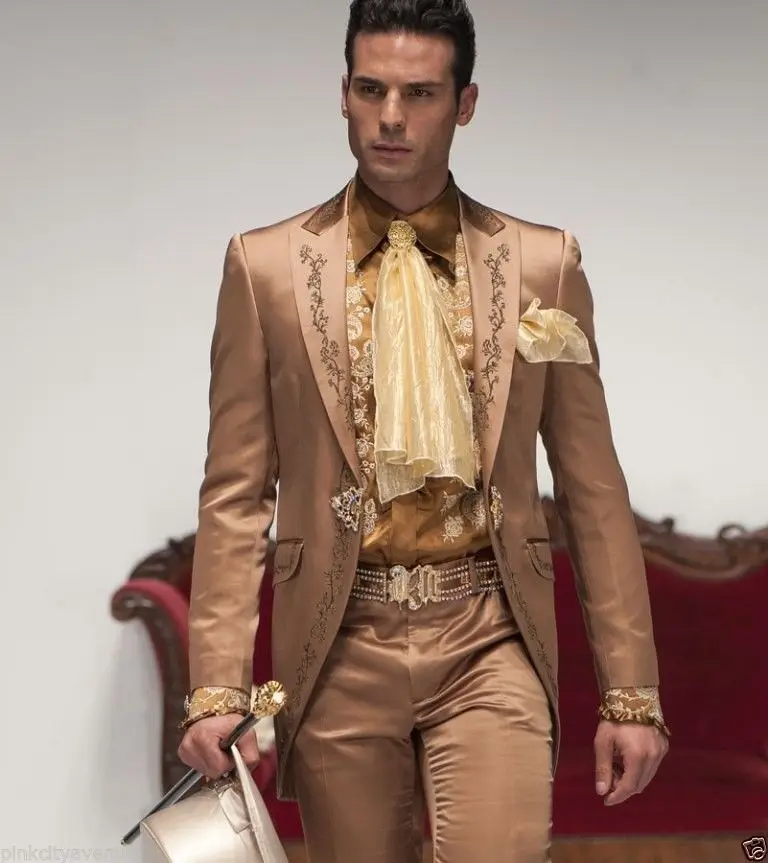 groomsmen brown suits