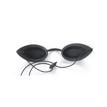 

black widen spectacle frame soft pc protect glasses for 808nm 1064nm 755nm laser hair removal patient