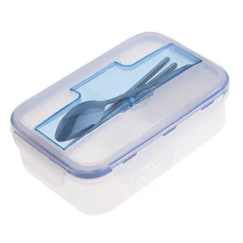 

1000mL Microwave lunch box Leakproof Singel Layer PP5 Large Capacity Bento Box Set For Heated Food Containers