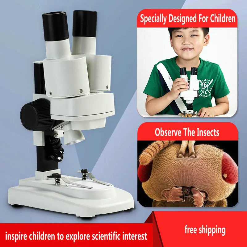 Datyson 20X LED Binocular Stereo Microscope PCB Solder ...