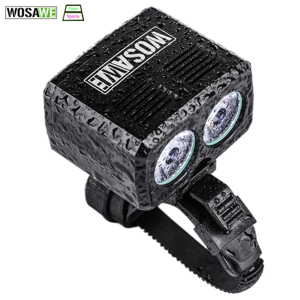 Top WOSAWE USB Rechargeable Bicycle Light 2400 Lumen Bike Front Light MTB Bike Light Flashlight Waterproof Built-in Battery 0 Top WOSAWE USB Rechargeable Bicycle Light 2400 Lumen Bike Front Light MTB Bike Light Flashlight Waterproof Built-in Battery 0