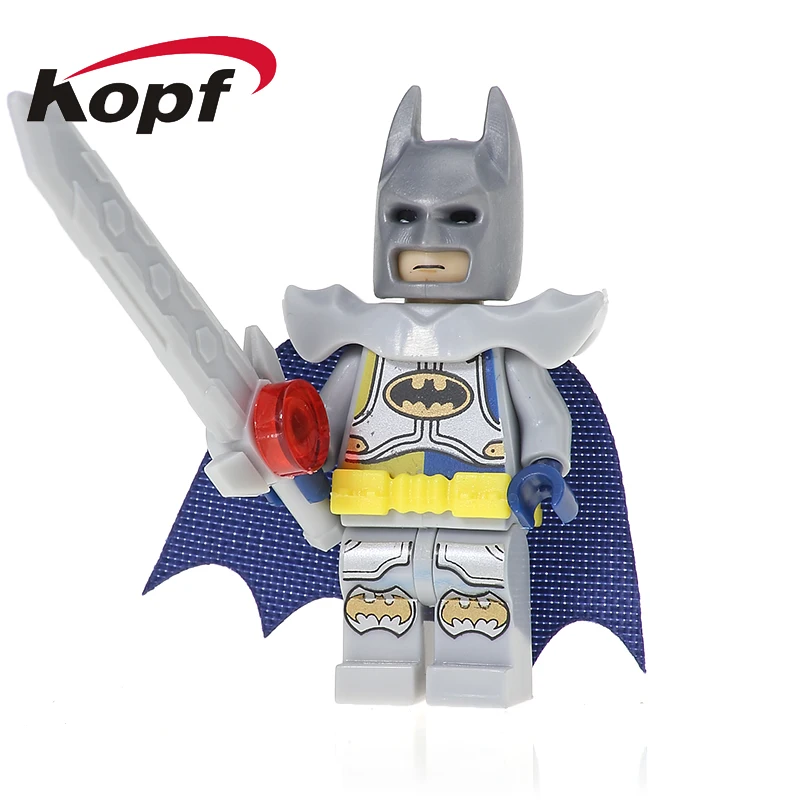 

PG180 Building Blocks Super Heroes Batman With Big Sword Justice Easter Bunny Action Joker Bricks Gift Education Children Toys
