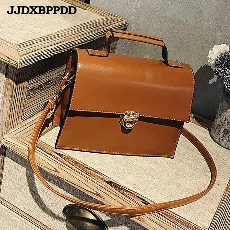 

JJDXBPPDD Women Shoulder Bag Fashion Handbag and Purse PU Leather Crossbody Bags for Women Girls New Black Brown Casual Flap