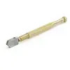 Oil Filled Tungsten Carbide Glass Cutter Tools Cutting Wheel Golden with Metal Handle 1