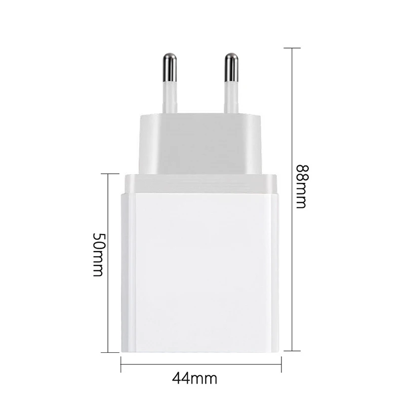 1 2 3 منافذ سريعة شاحن QC 3.0 USB الهاتف سريع شاحن الاتحاد الأوروبي الولايات المتحدة التوصيل الهاتف المحمول شاحن آيفون لسامسونج s8 S9 ل Xiaomi