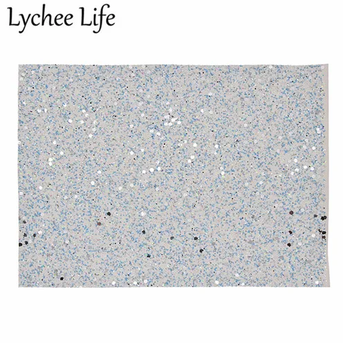 Lychee Life A5 плотная блестящая искусственная кожа ткань красочные 21x15 см искусственная ткань DIY ручной работы швейная одежда аксессуары - Цвет: 2