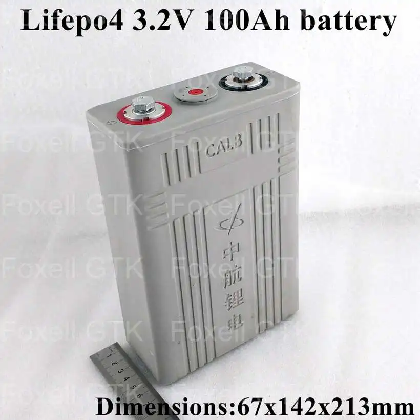 4 шт 3,2 V 100ah lifepo4 аккумулятор заряжаемый для diy 12V 24V 36V велосипед Скутер инвертор EV Солнечная энергия Гольф-тележка автофургон