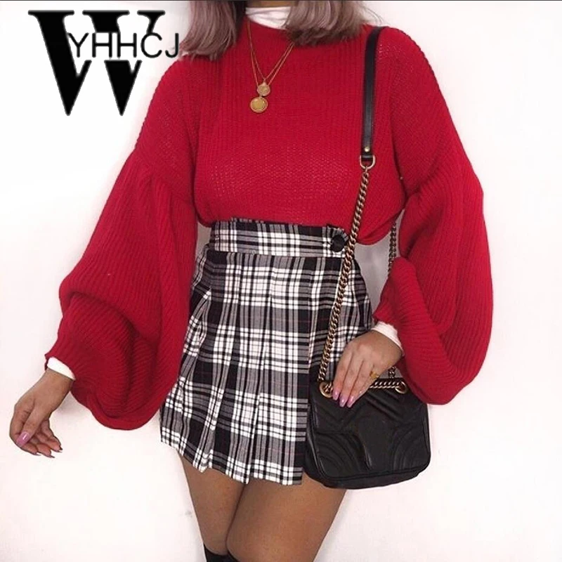 WYHHCJ 2018 new autumn winter women sweaters and pullovers long sleeve casual crop sweater thicken solid knitted jumpers sweter