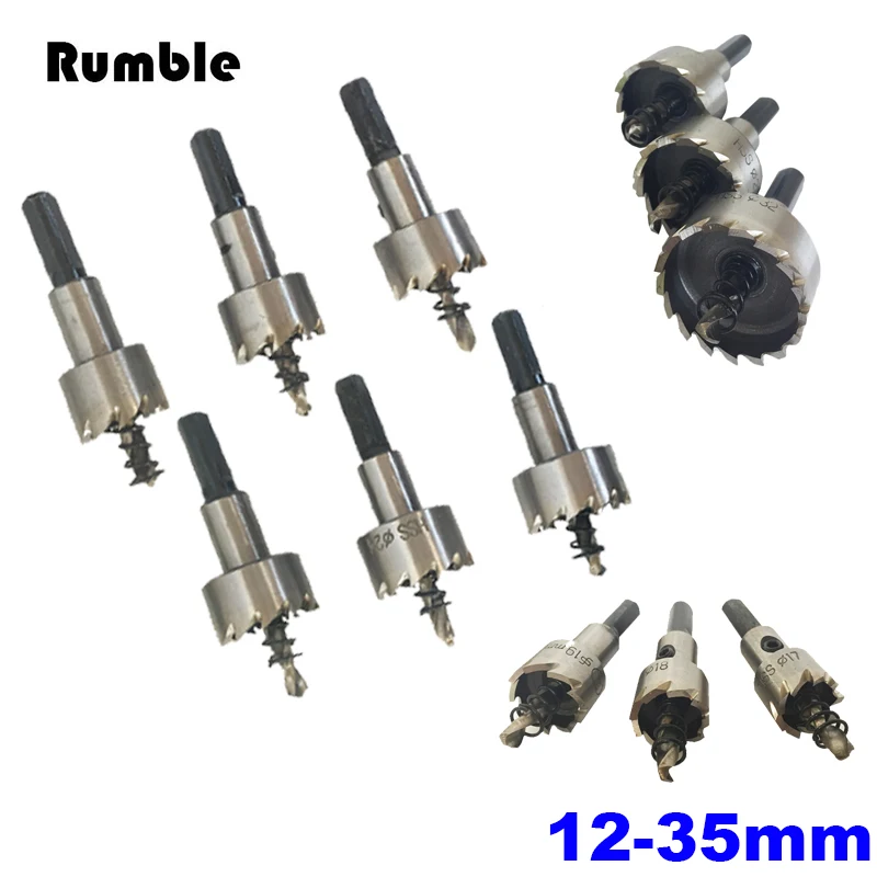 

1pcs 12-35mm HSS High Speed Steel Core Drill Bit Holesaw Metal Cutter Cutting Plastic Wood Aluminum Hole Saw Hand Power Tool Set