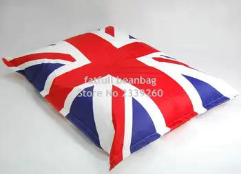 

Cover only No Filler -union jack english flag bean bag chair, UK frag beanbag outdoor seat cushion, waterproof never shade