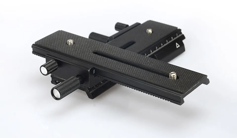 

HOT-Selling Accessories 2 Black 2-Way Macro Shot Focusing Focus Rail Slider For Camera D-SLR Free Shipping