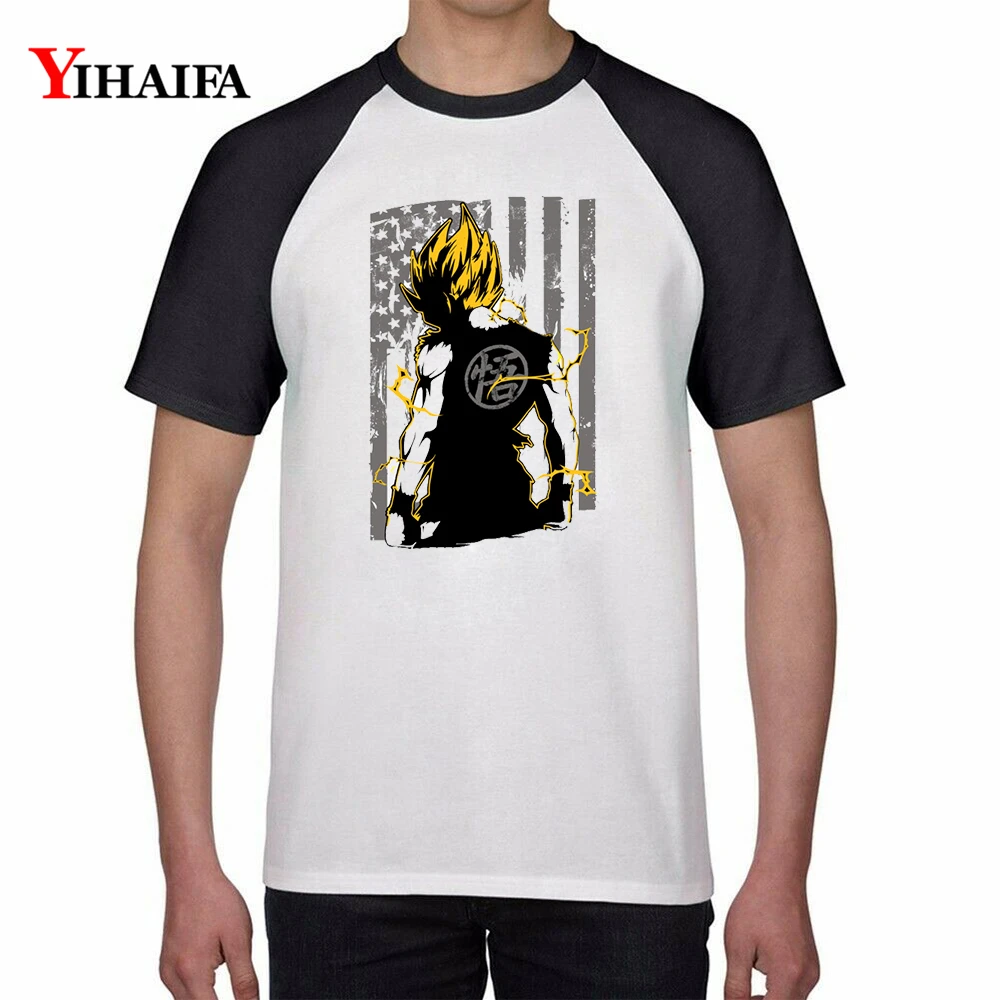 

Men Women T Shirts Fashion 2019 Black White Casual Dragon Ball Z 3D Anime Tee Tops Unisex Streetwear dragon ball t shirt