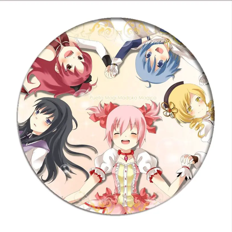 Puella Magi Madoka Magica Cosplay Badges Kaname Madoka Brooch Icon Akemi Homura Collection Breastpin for Backpacks Clothing goddess costume Cosplay Costumes