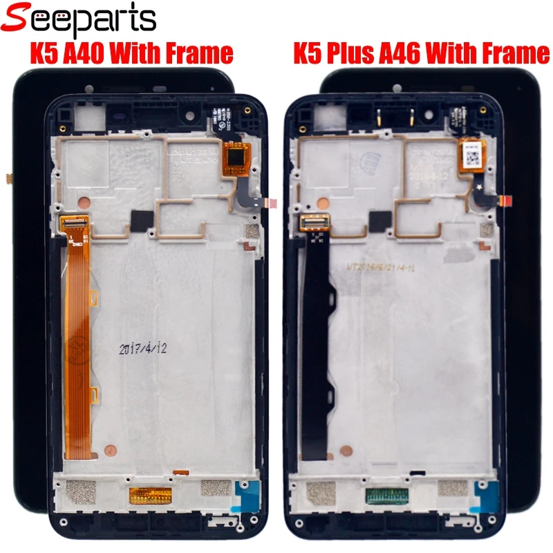 

5.0" 1920*1080 LCD Lenovo K5 Plus A6020A46 LCD Display With Touch Screen Digitizer Frame Assembly Lenovo Vibe K5 Plus LCD Screen
